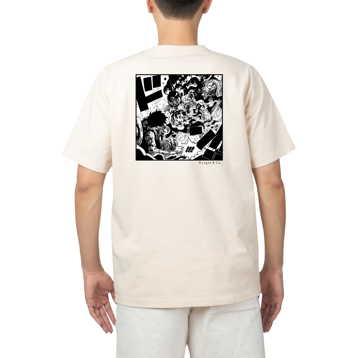 Ace One Piece Character Design Tee Back