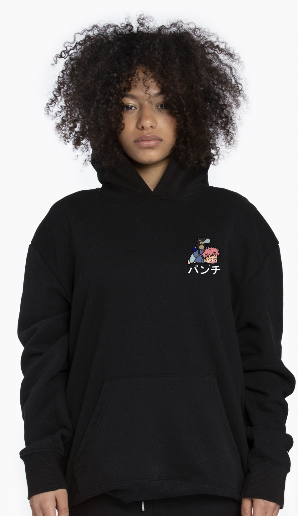 Itadori Jujutsu Kaisen Chibi Character Design Hoodie Front