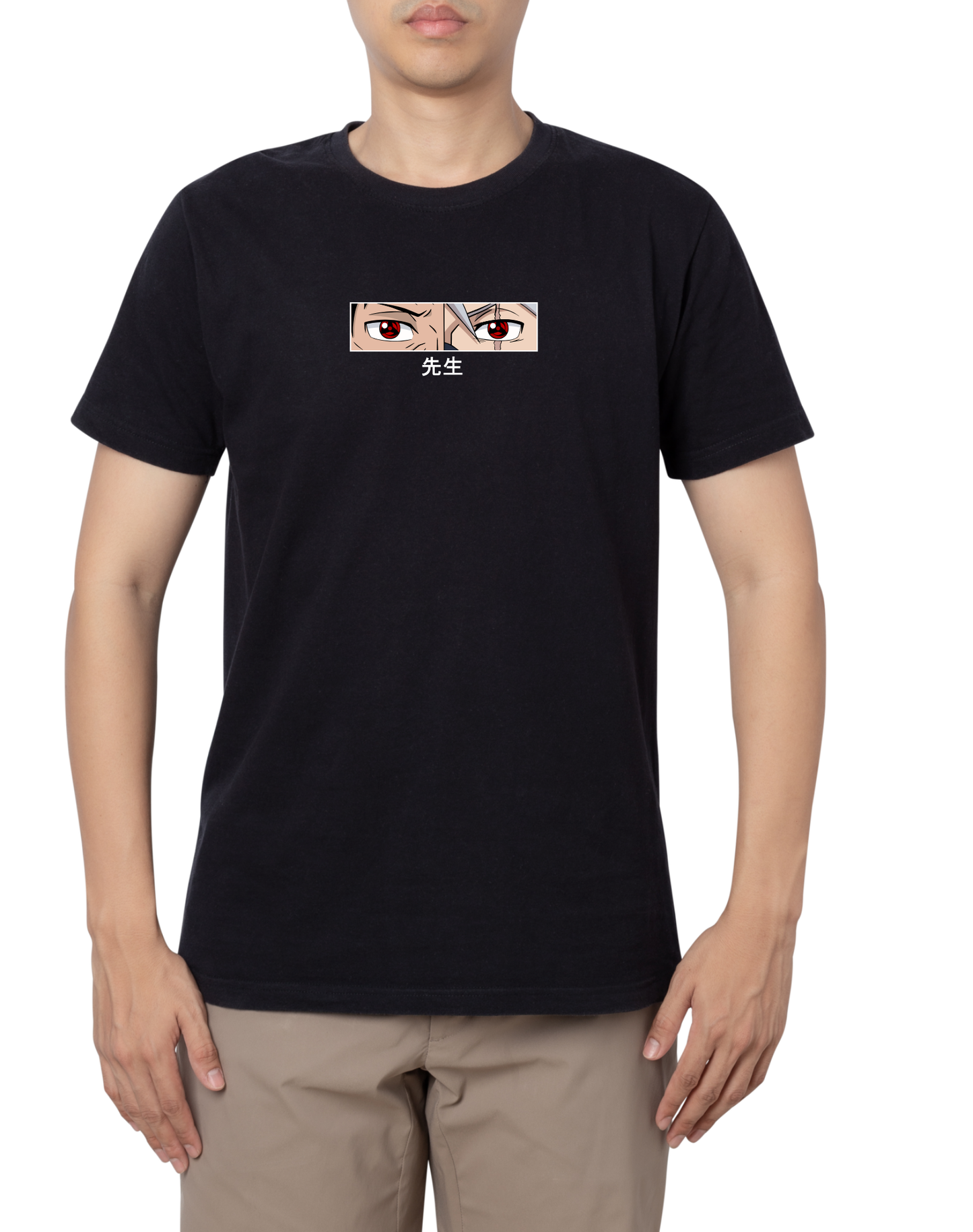 Kakashi/Obito One Piece Gaze Character Design Tee Front
