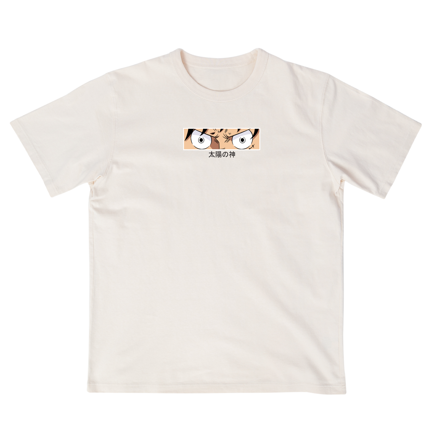 Luffy One Piece Gaze Character Design Tee Front