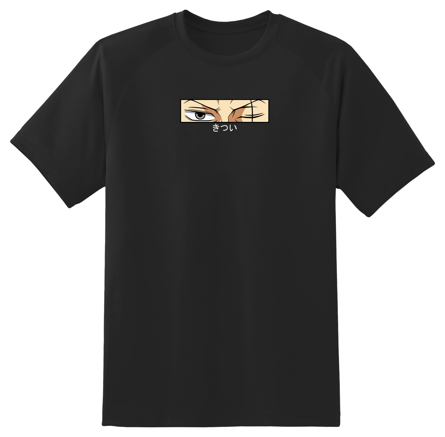 Zoro One Piece Gaze Character Design Tee Front